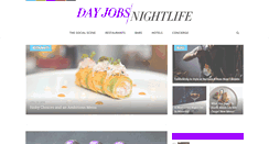 Desktop Screenshot of dayjobsnightlife.com